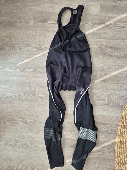 Craft VentairXwind pitkät bib pyöräilyhousut, lämpimät musta M