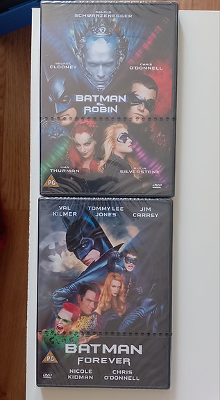 Batman Forever ja Batman & Robin DVD-elokuvat