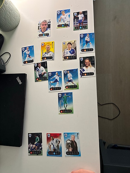 Huuhkajat keräilykortit Suomi jalkapallo