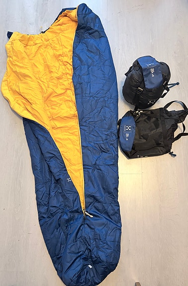 Haglöfs ARA +6 makuupussi 150 cm sininen