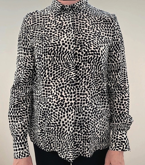 Marimekko kauluspaita 36/S 100% sillkiä