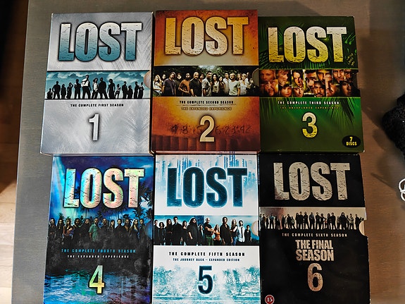 Lost DVD kaikki kaudet