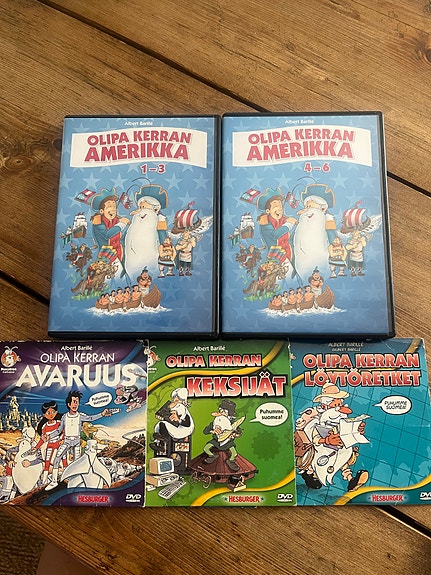 Olipa kerran Amerikka 1-6 DVD:t