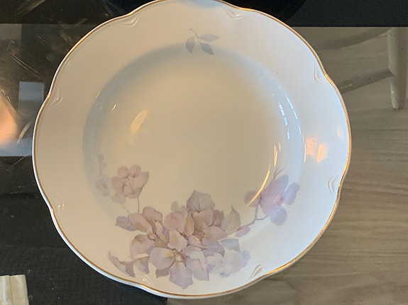 5 kpl Uusi Arabia, Diamant, syvälautanen, kukkakuvio