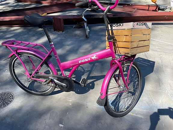 Tunturi Poni tavarankuljetus kaupunkipyörä 24" M unisex