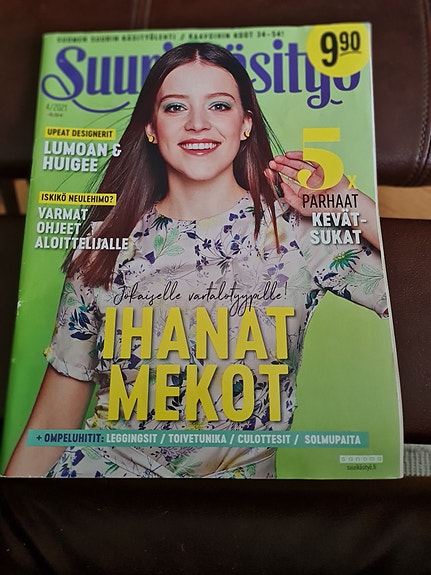 Suuri Käsityö -lehti 4/2021 ihanat mekot -numero
