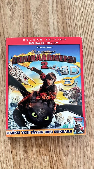 Näin koulutat lohikäärmeesi 2 3D blu ray