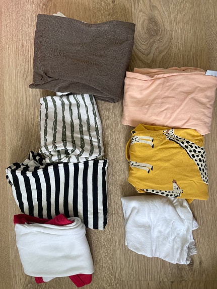 vauvan vaatepaketti koko 56 kirjava unisex