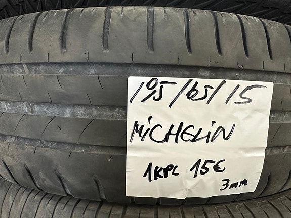 195/65R15 Michelin käytetty kesärengas