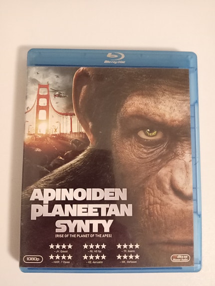 Apinoiden planeetan synty (2011) (Vuokrapoisto) (Suomijulkaisu) BLU-RAY