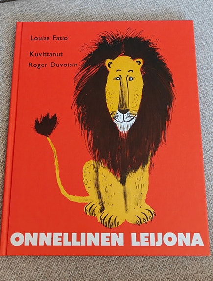 Onnellinen leijona - lastenkirja kovakantinen