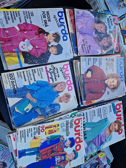 Burda-lehtiä 80-luvulta