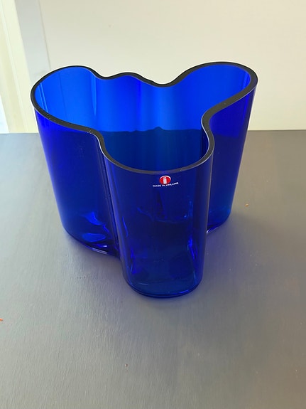 Iittala Aalto maljakko koboltinsininen