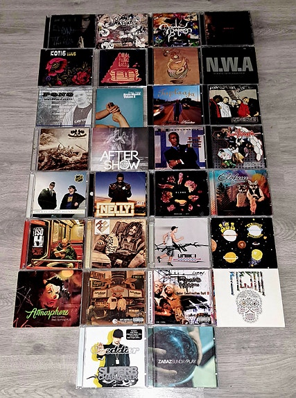 Hip Hop/Rap/Suomirap CD:t