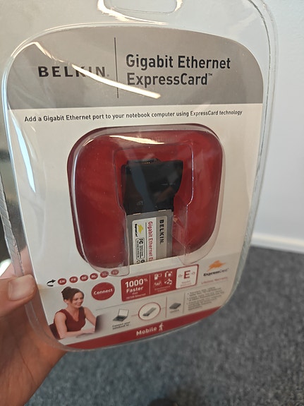 Belkin Gigabit Ethernet ExpressCard verkkokortti
