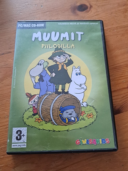 Muumit Piilosilla PC-peli 12€+6posti/nouto