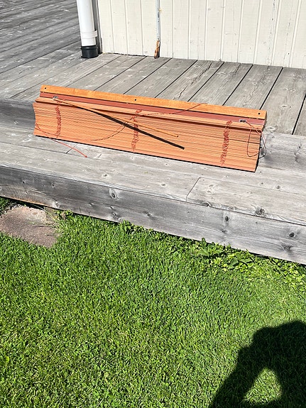 IKEA puinen sälekaihdin
