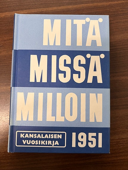 Mitä Missä Milloin 1951