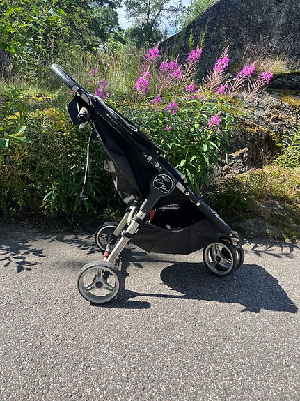 Baby Jogger City Mini -yhdistelmärattaat musta