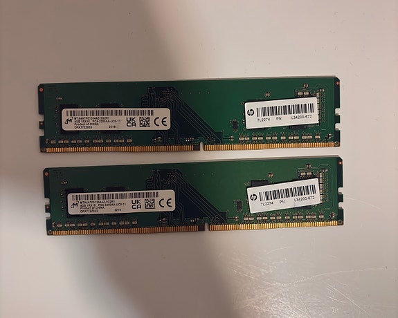 RAM-muistit 2x4GB