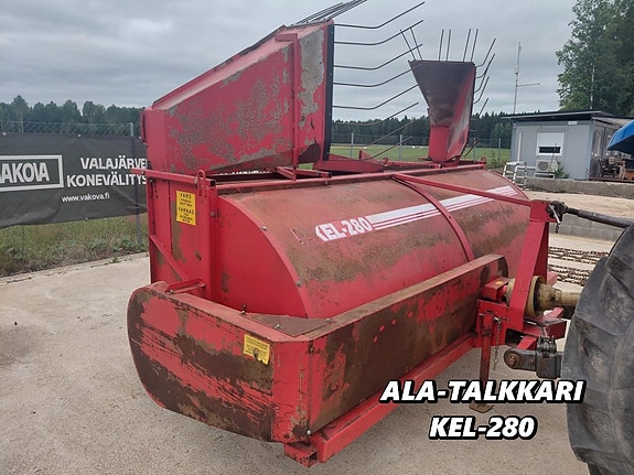 Ala-Talkkari kelapöyhin 280cm, 6-akselinen, pöyhimiseen ja karhotukseen!