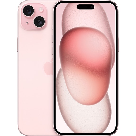 Apple iPhone 15 Plus 256GB -puhelin, pinkki