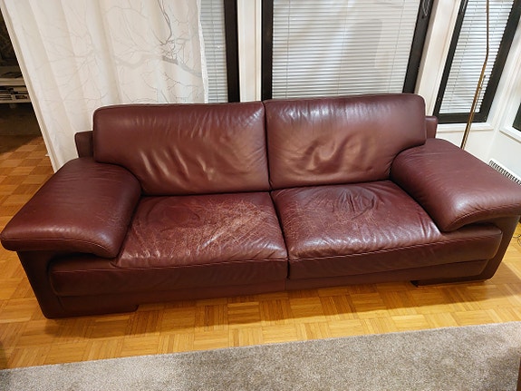 Natuzzi nahkasohva
