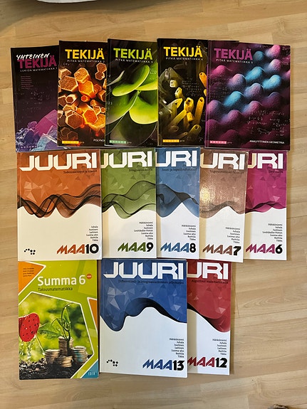 Lukion pitkän matikan oppikirjat