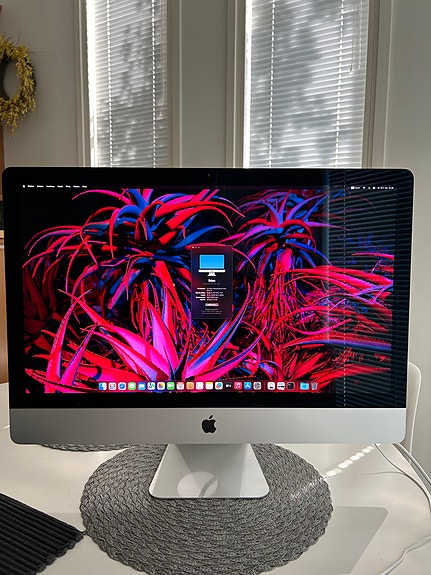 Apple iMac 27" Retina 5K (2017) 1 Tt SSD, erinomaisessa kunnossa