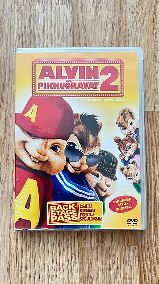 Alvin ja pikkuoravat 2 dvd
