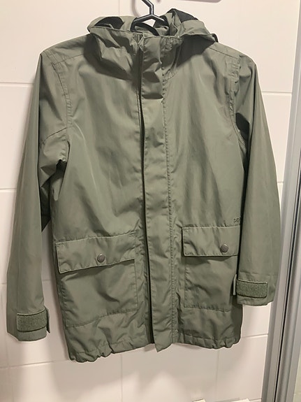 Didriksons nuorten takki koko 140 vihreä unisex