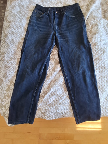 Vintage Basic farkut – Made in Finland (W32)