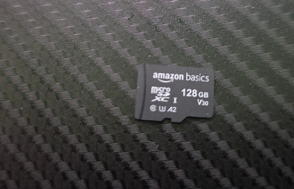 128 GB V30 microsd Amazon basics