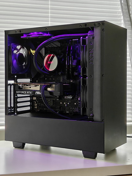 Pelitietokone (Ryzen 5 5500, 16GB DDR4-4000, RTX 5060Ti, TimeSpy+14K, WIFI/BT)