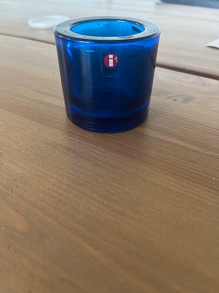 Iittala Kivi tuikkukipot sininen, vihreä ja tummansininen (2kpl)