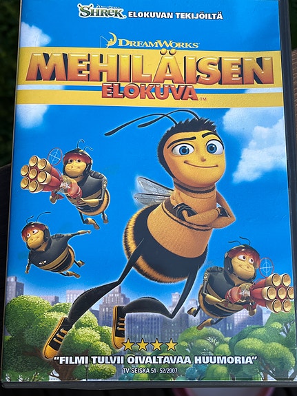 Mehiläisen elokuva DVD