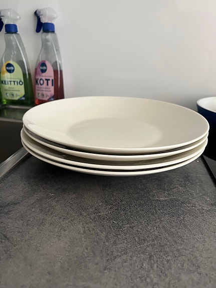 Arabia koko lautaset 28 cm kulkeutuu myös tampereelle