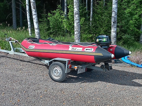 Otter kumivene, Mercury 7,5 hv