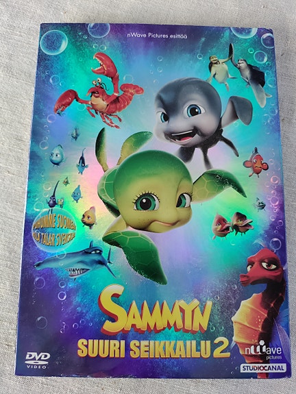 Sammyn seikkailut 2 DVD lasten elokuva