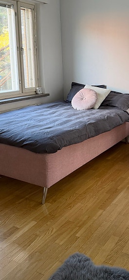 Asko 120x200cm verhoiltu sänky + petauspatja
