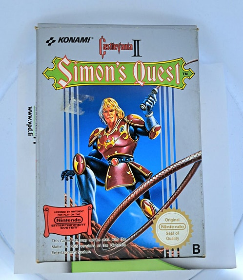 Castlevania II - Simons Quest (Boxed) NES (Käytetty)
