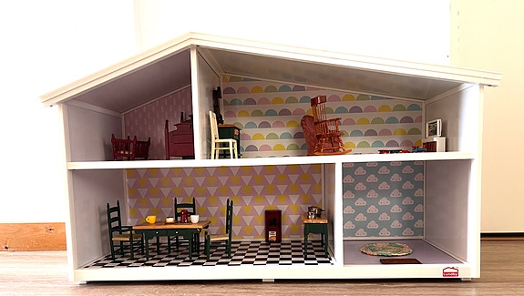 Lundby nukkekoti kalusteineen