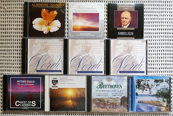 Klassinen musiikki, Sibelius, Verdi, Mielenrauhaa ym.
