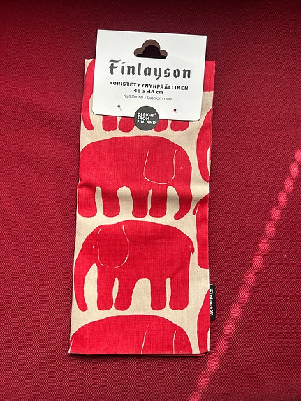 Finlayson Elefantti koristetyynynpäällinen käyttämätön