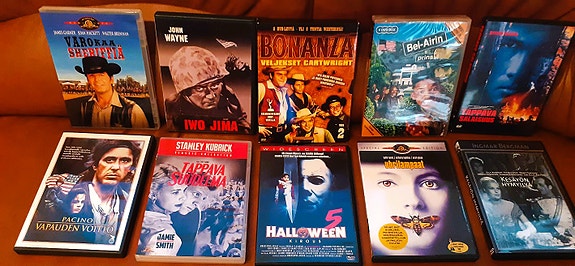 Dvd-Elokuvia Bonanza Ivo Jima Halloween 5 Uhrilampaat Bel-Airin Prinssi yms