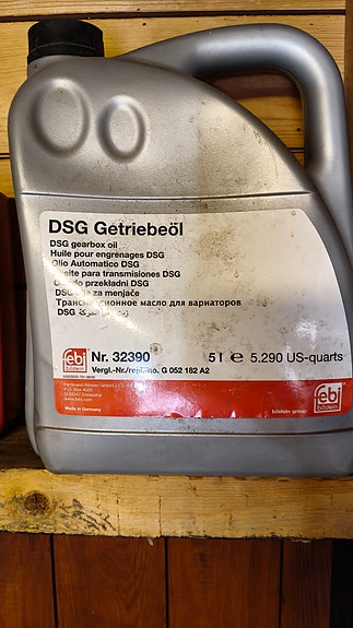 DSG-öljy 5 litraa + suodatin