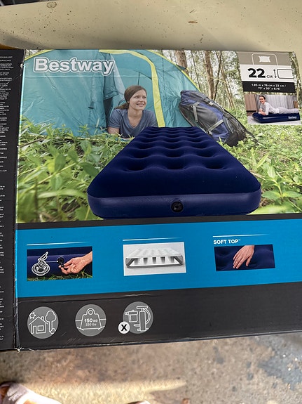 Bestway ilmapatja single sininen