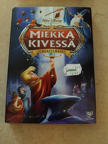 Disney Miekka kivessä juhlapainos DVD