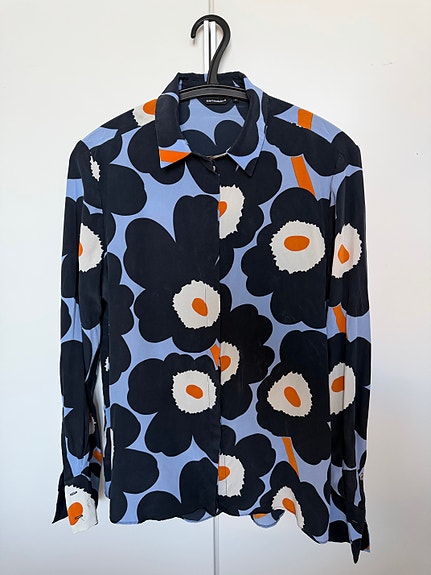 Marimekko Unikko silkki paita