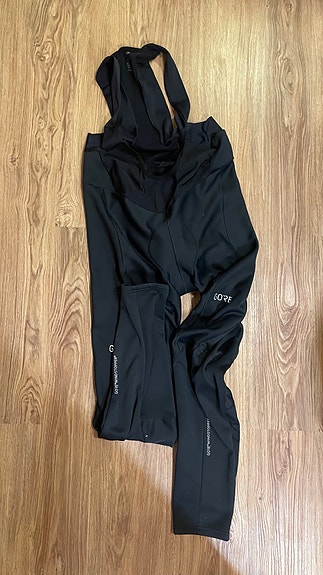 GORE Wear WINDSTOPPER pyöräilyhousut / Bib Tights XXL – Erittäin hyväkuntoiset